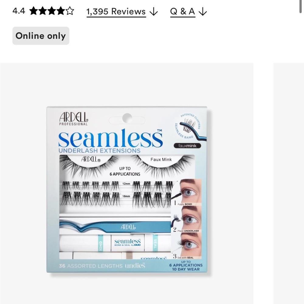 Ardell Seamless Faux Mink Underlash Extensions